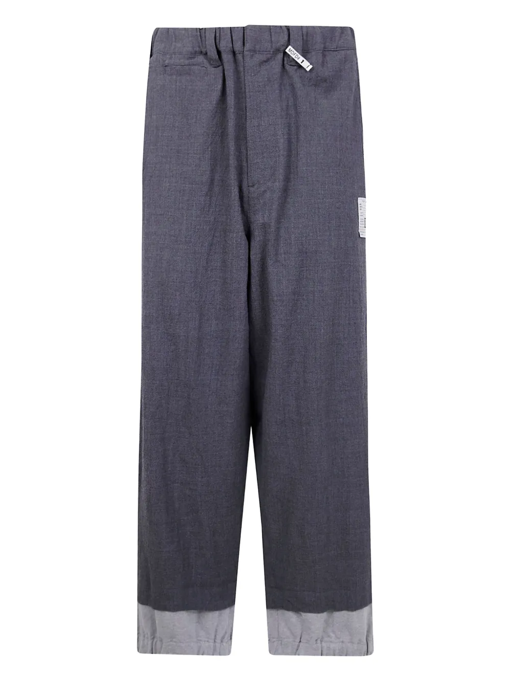 Maison MIHARA YASUHIRO elasticated-waistband wool pants | Grey | Image 1