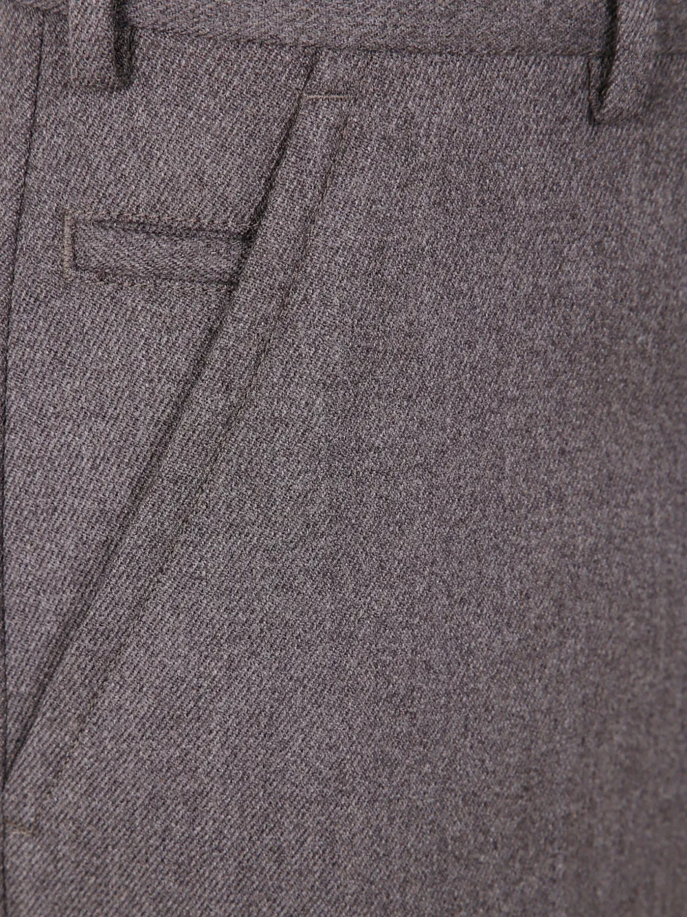Incotex Wool Trousers In Gray