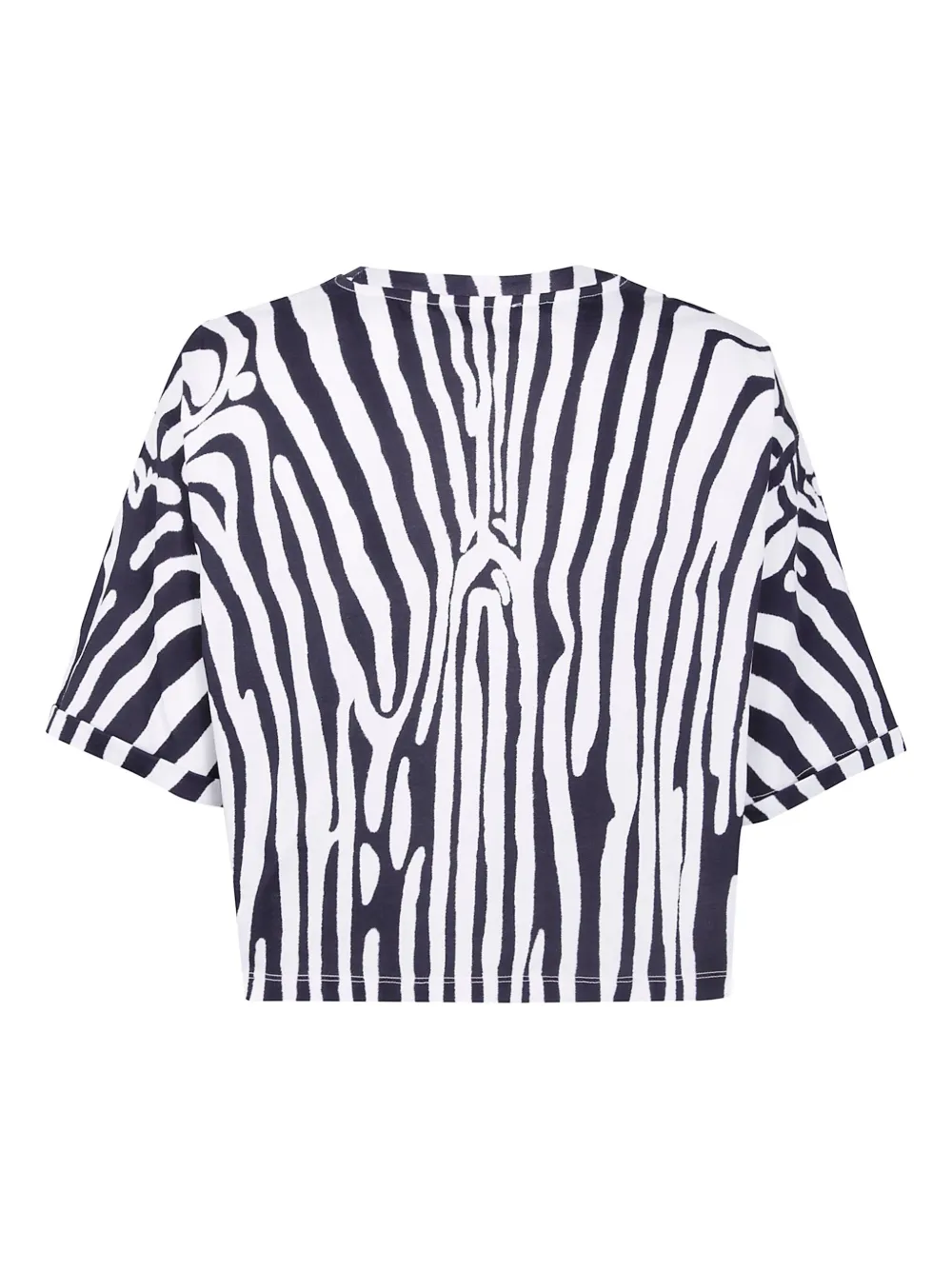 Balmain zebra-print cropped t-shirt | T-Shirts & Jersey Shirts | Image 2