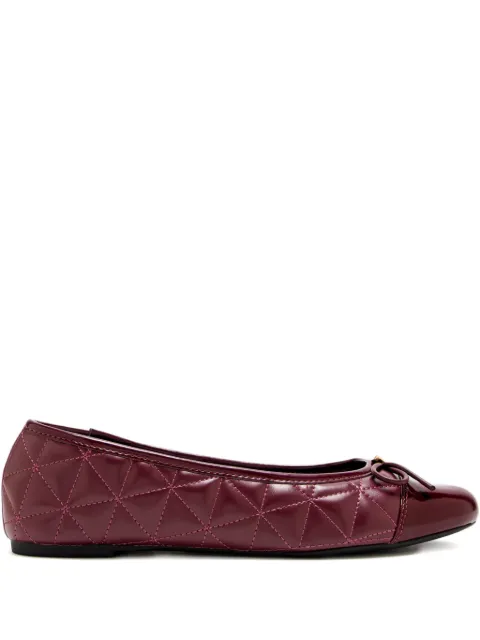 Schutz quilted bow ballet flats