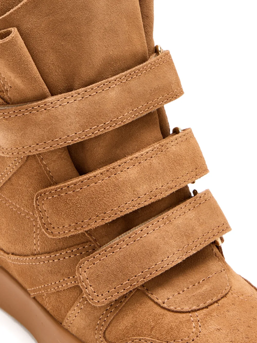 Schutz 95 Suede Wedge Sneakers In Multi