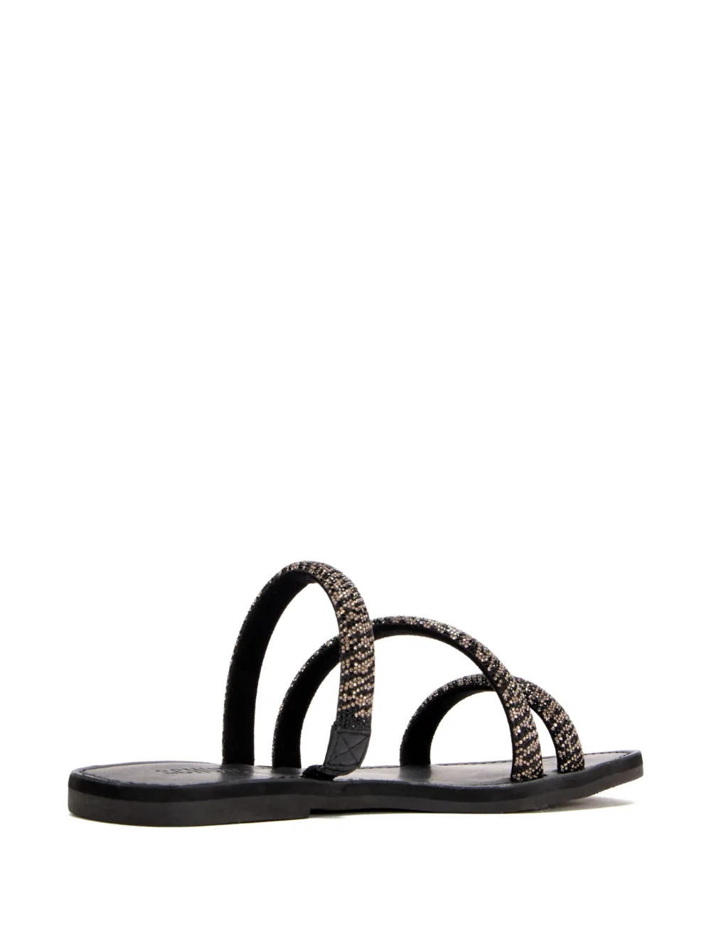 Schutz Verfraaide sandalen met bandjes Zwart