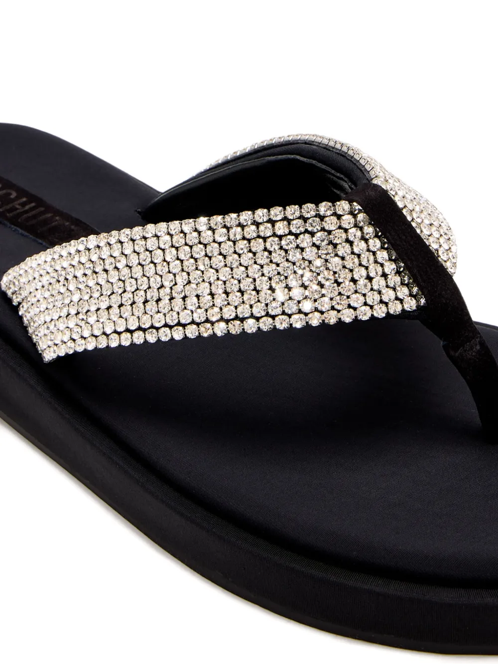 Schutz Crystal-embellished Platform Sandals In Animal Print