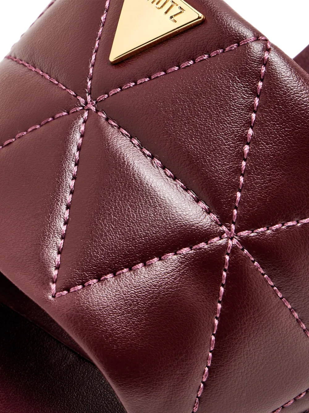 Schutz 60mm Quilted Block-heel Sandals In Multi