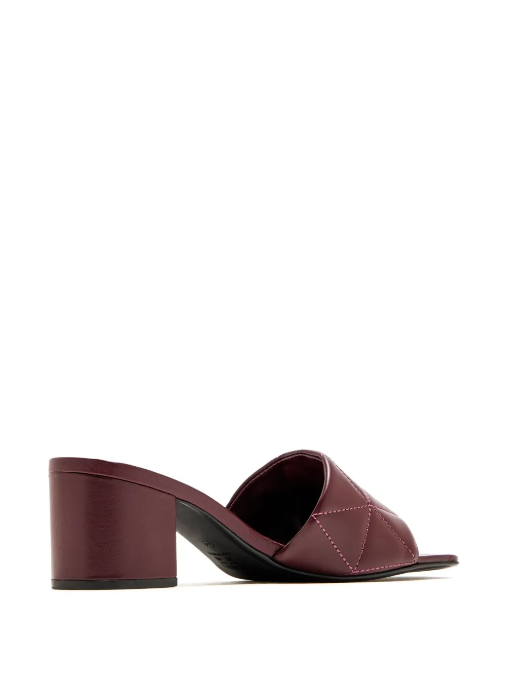 Schutz 60mm Quilted Block-heel Sandals In Multi