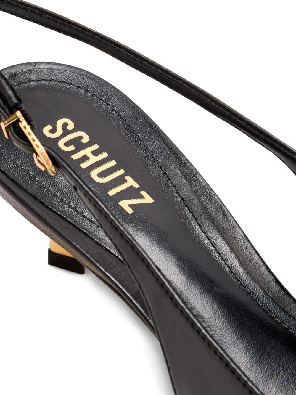 Schutz 50mm Scarpin Slingback Pointed-toe Pumps In Multi