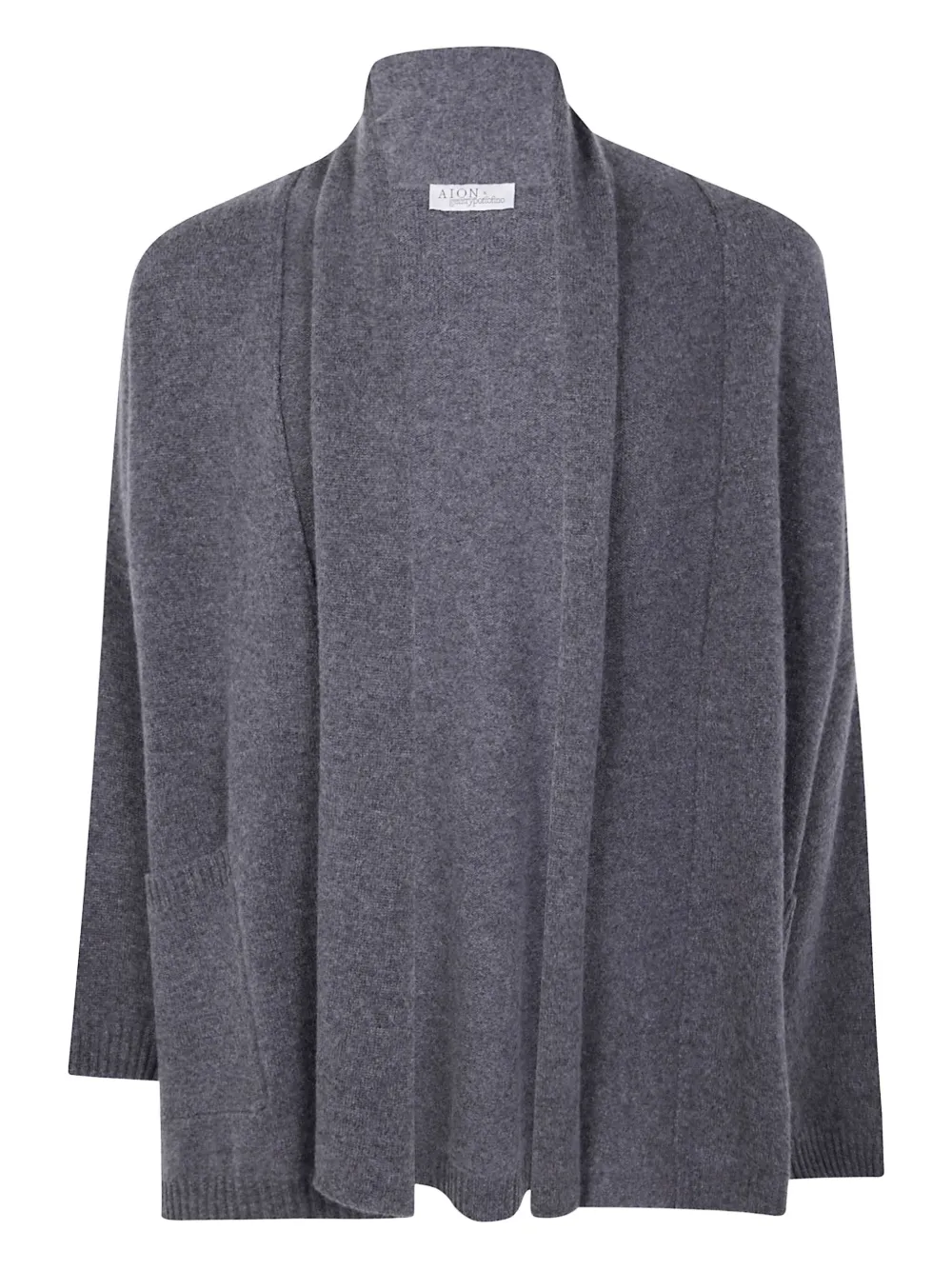 AION pocket-detail cashmere cardigan | رمادي | Image 1