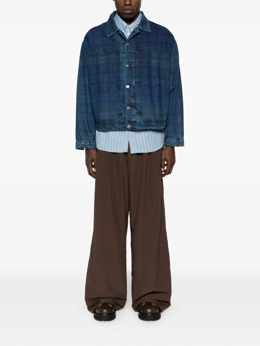 RASSVET plaid denim jacket | Denim Jackets | Image 2