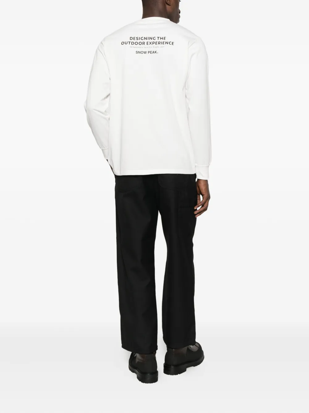 Snow Peak crew-neck long sleeve T-shirt | T-Shirts | Image 2