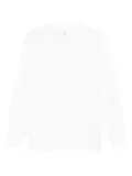 Snow Peak crew-neck long sleeve T-shirt - White