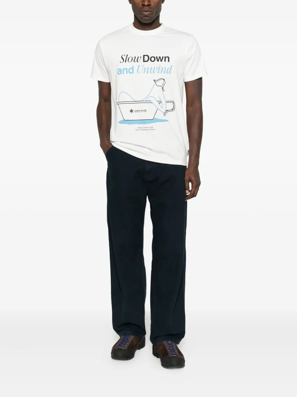 Snow Peak graphic-print short-sleeve T-shirt | T-Shirts | Image 2