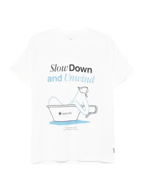 Snow Peak graphic-print short-sleeve T-shirt