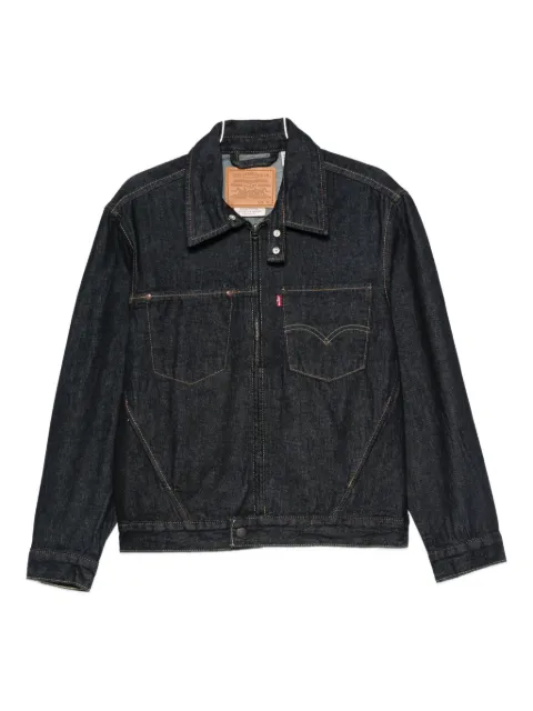 Levi's zip-front patch-pockets denim jacket