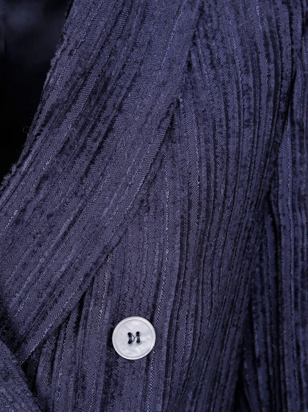 Peserico Collared Long-sleeved Suit Jacket In Blue