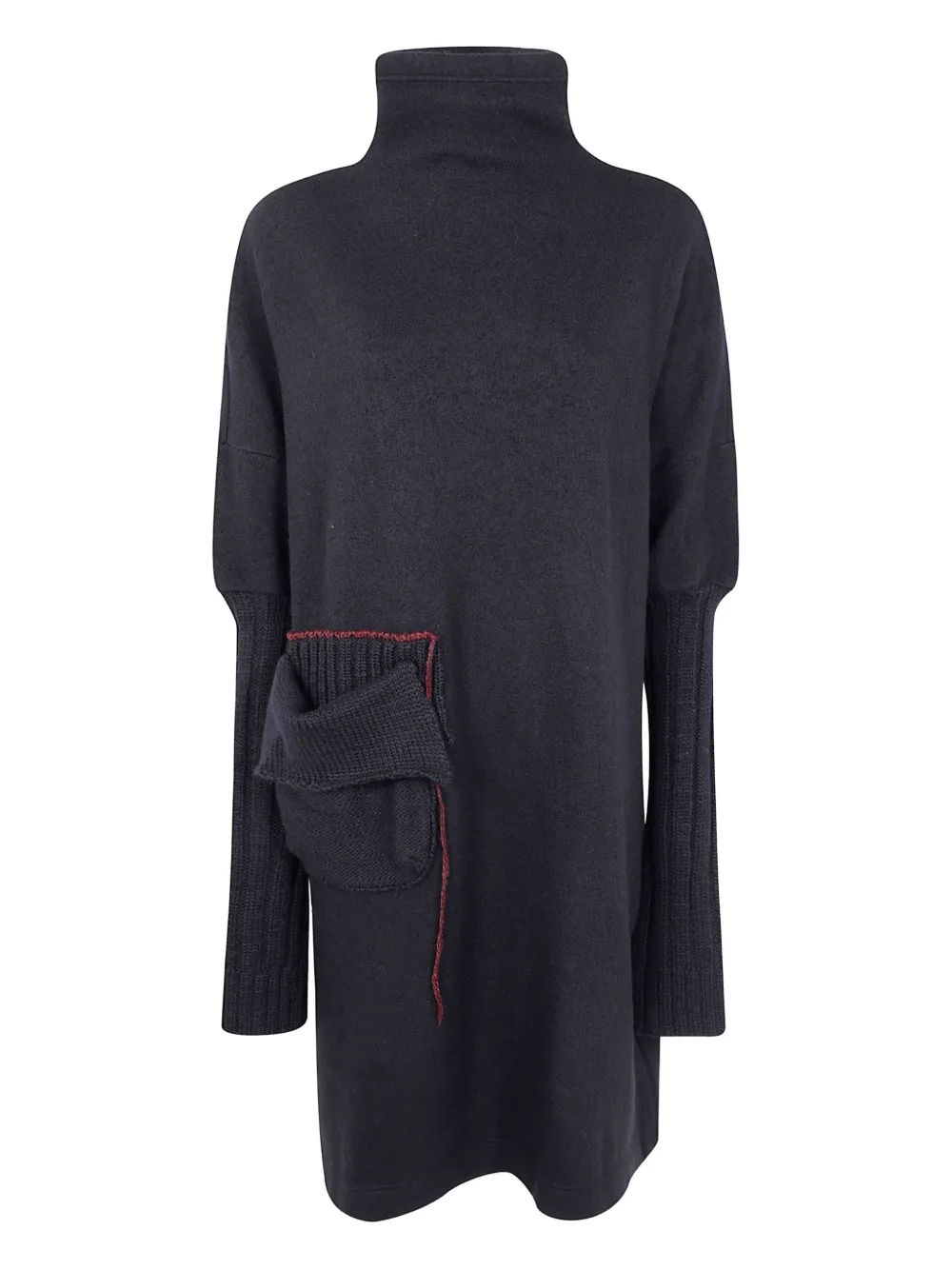 Y's high-neck pocket dress | Black | Image 1