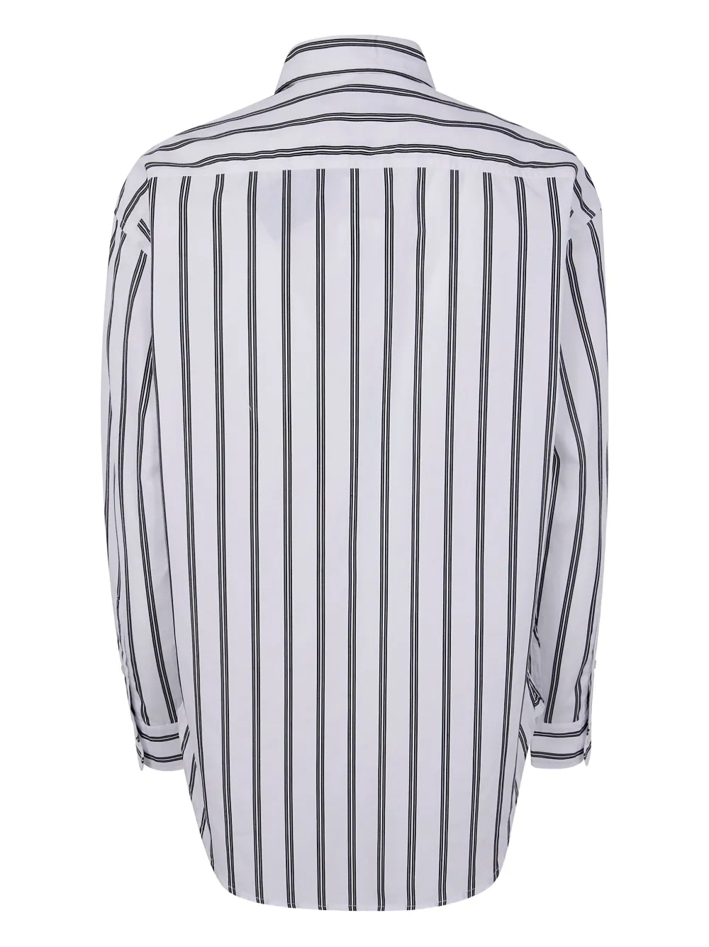 Lauren Ralph Lauren striped beaded-embellished shirt - Wit
