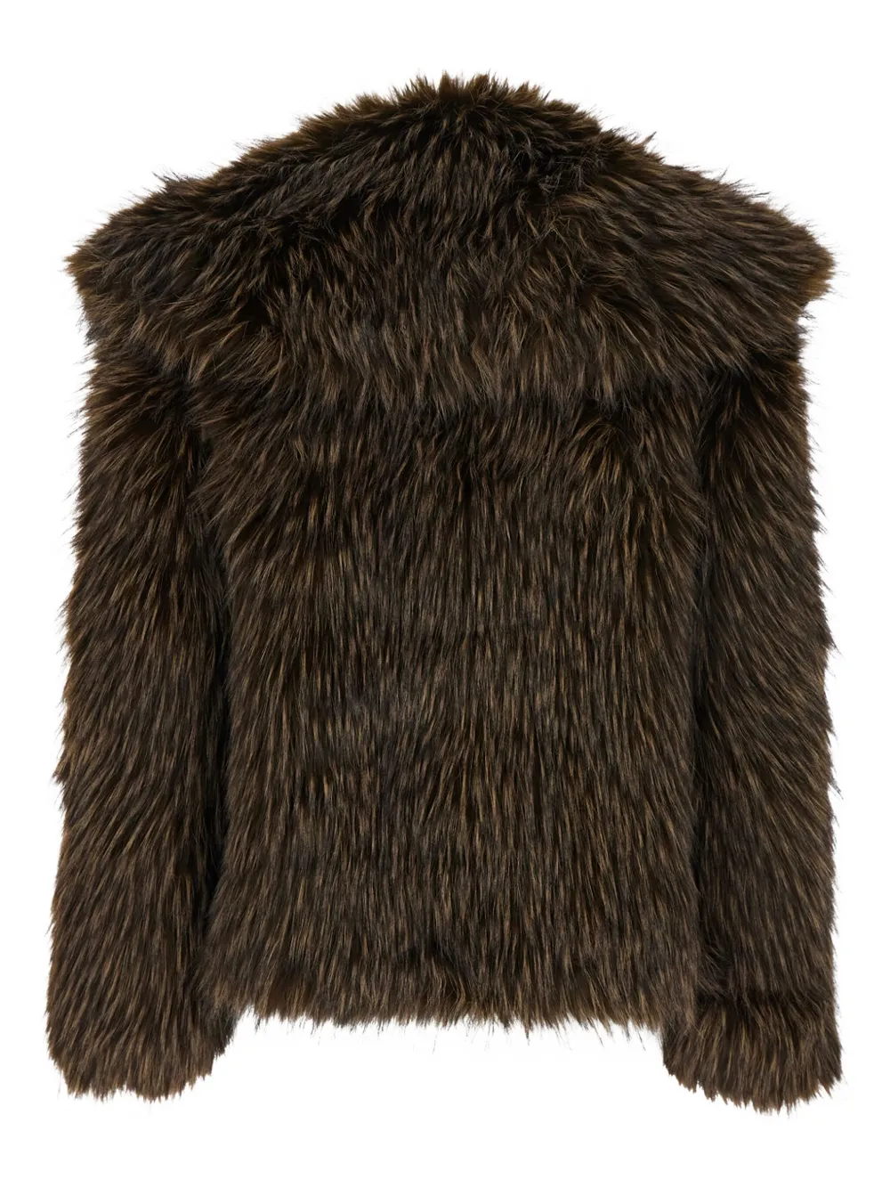 Apparis Yara Faux-fur Coat In Brown