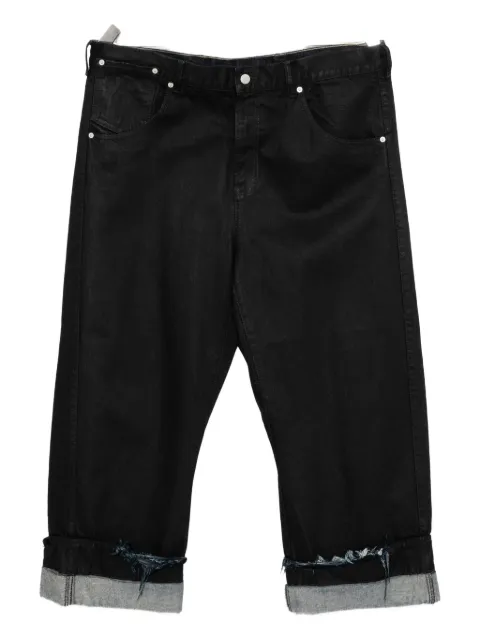 marina yee rolled-hem wide-leg trousers