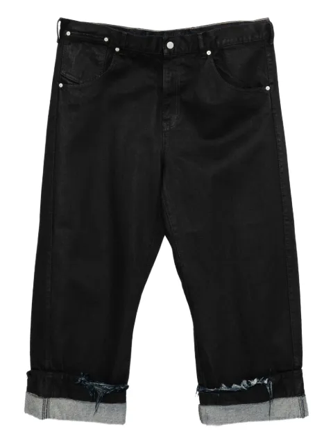 marina yee rolled-hem wide-leg trousers