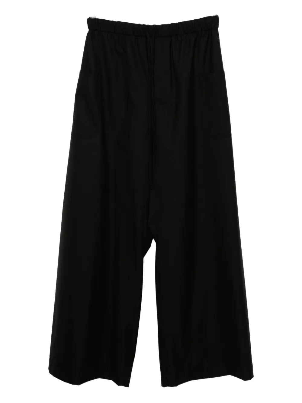 marina yee wool wide-leg trousers | Black | Image 1