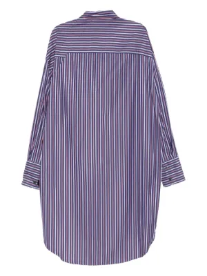 marina yee ストライプ スラックス Marina Yee ストライプ ワイドパンツ | ブラック | FARFETCH JP