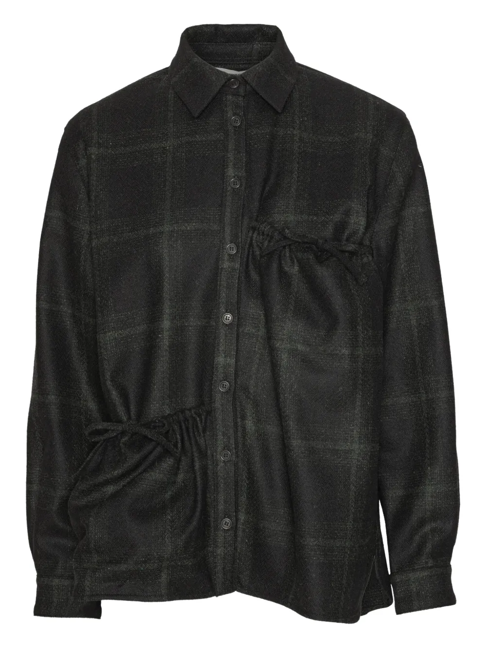 Henrik Vibskov checked shirt | Black | Image 1