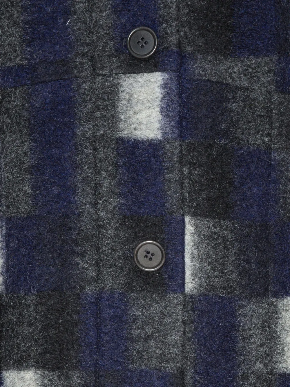 Henrik Vibskov Single-breasted Brushed Coat In Multi