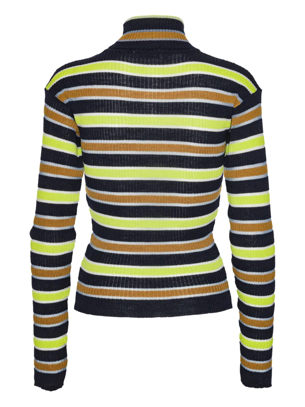 Henrik Vibskov Striped Roll-neck Sweater In Multi