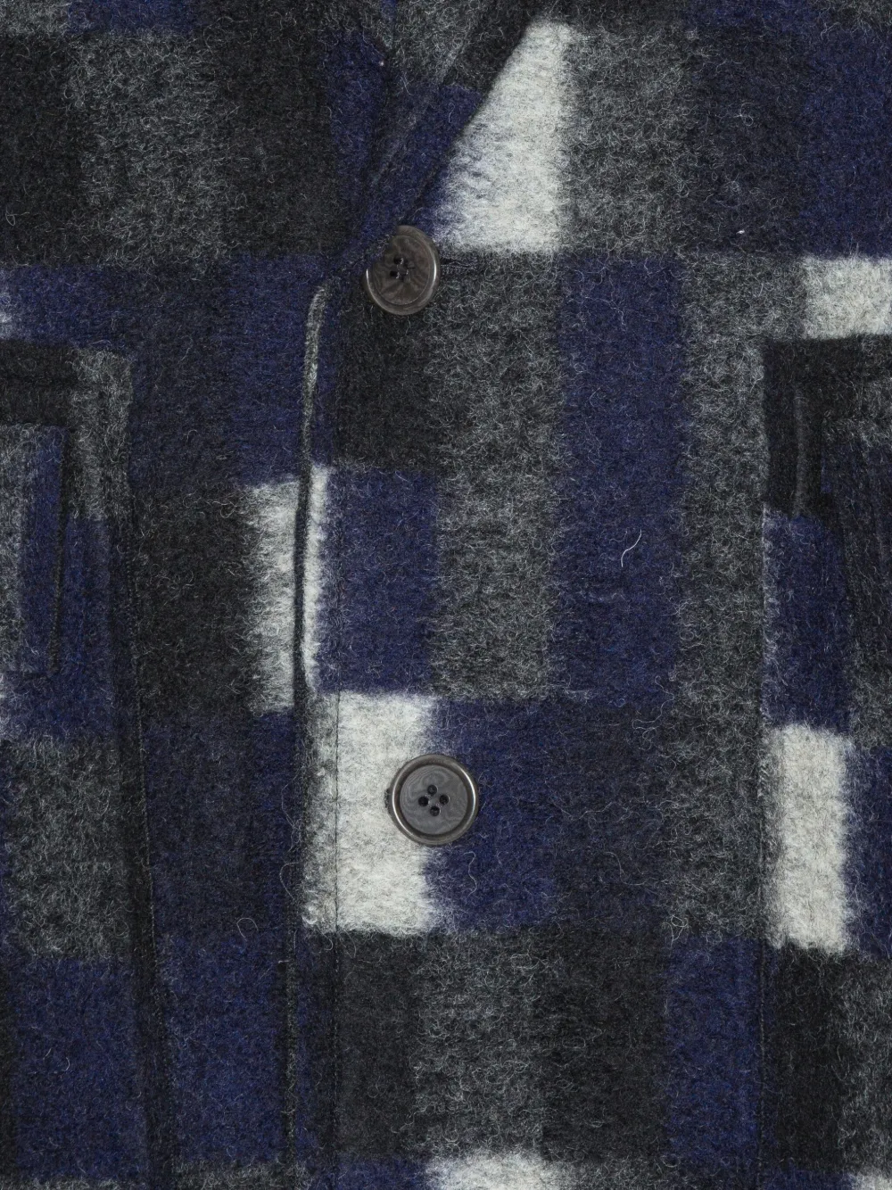 Henrik Vibskov Brushed-finish Coat In Blue