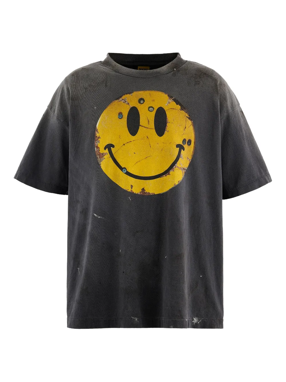 Saint Mxxxxxx Smile Klf Short Sleeve Tee In Black