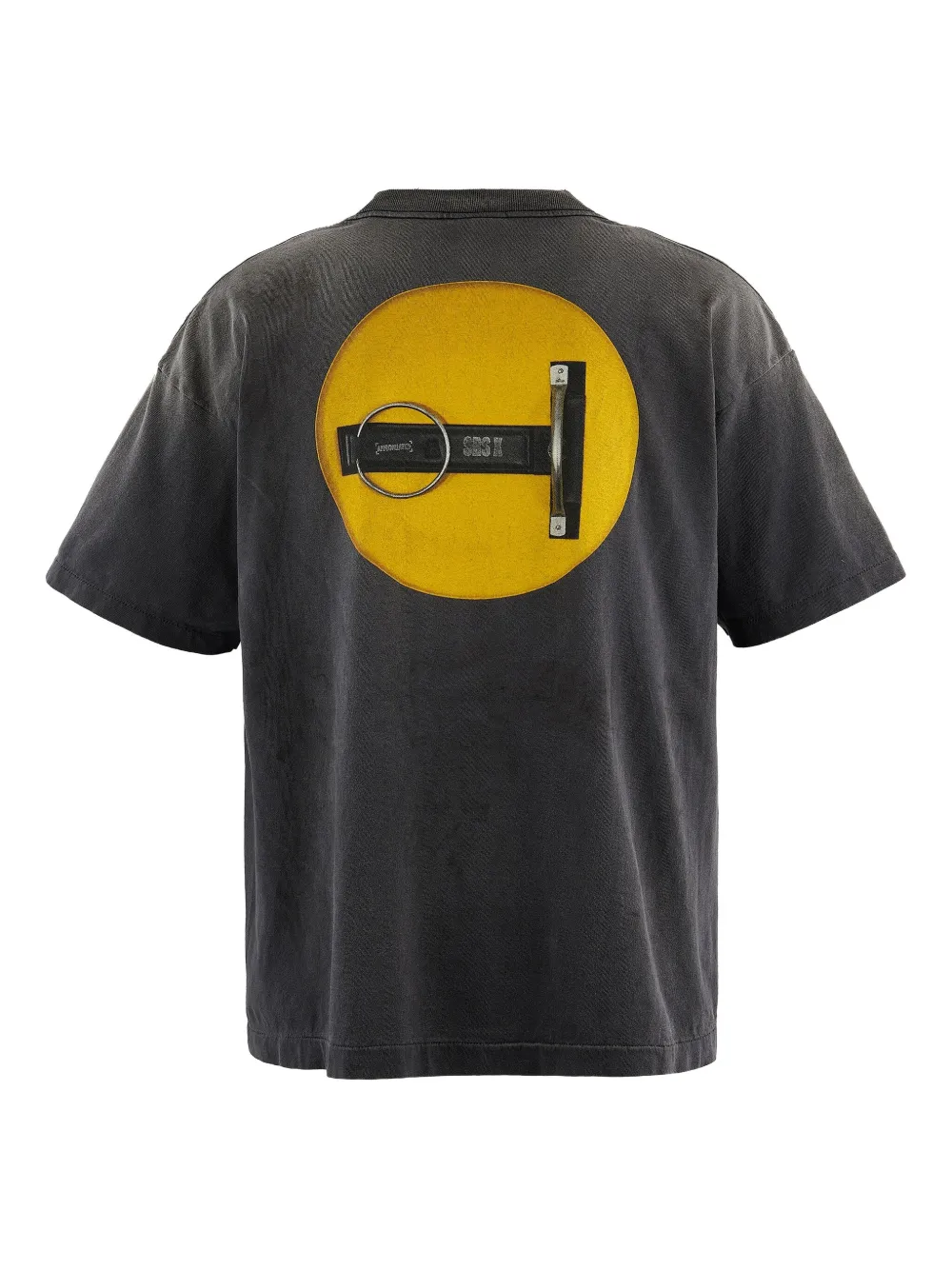 Saint Mxxxxxx Smile Klf Short Sleeve Tee In Black