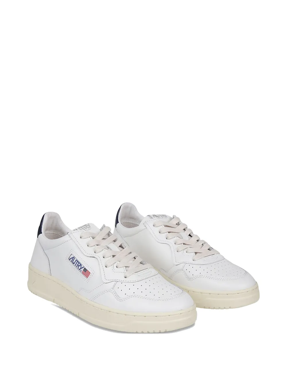 Autry leather-panelled sneakers White