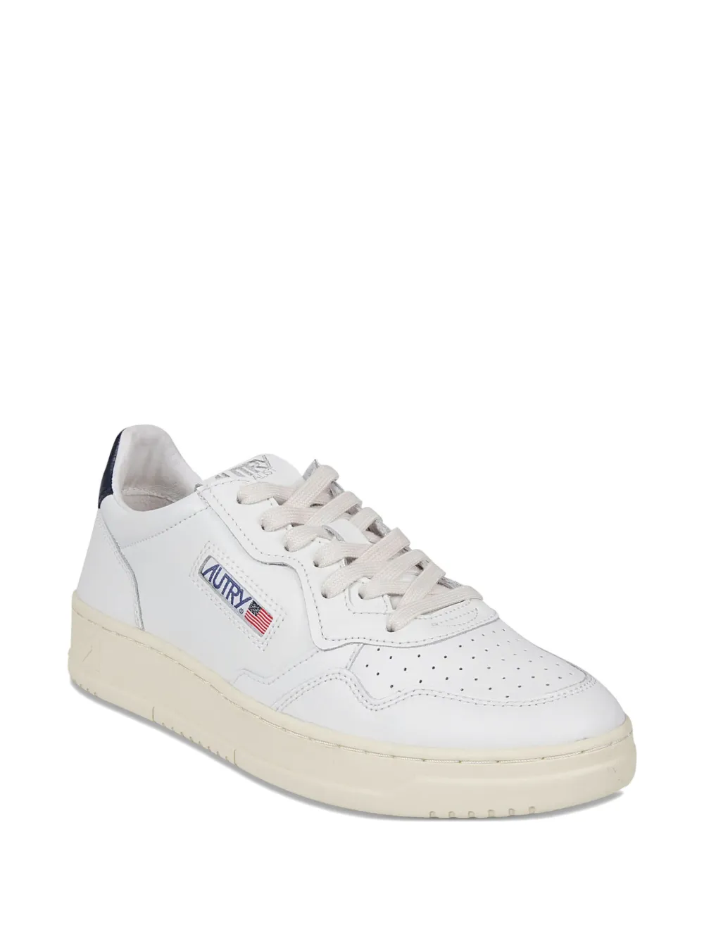 Autry leather-panelled sneakers White