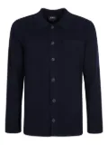 A.P.C. wool button-up jacket - Blue