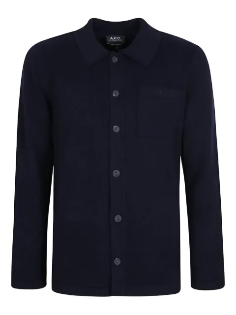 A.P.C. wool button-up jacket