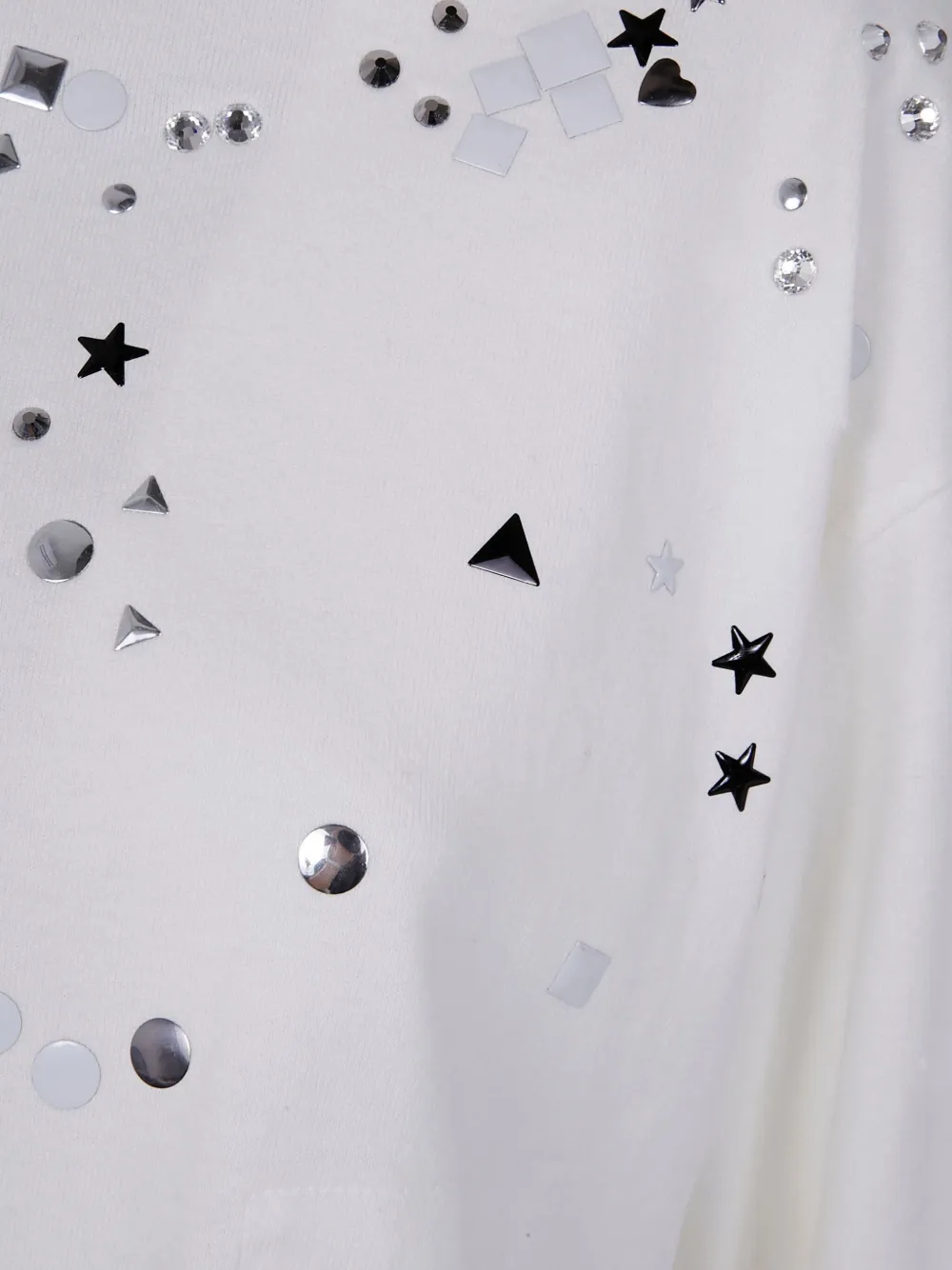 Miharayasuhiro Stud-embellished Sweatshirt In White