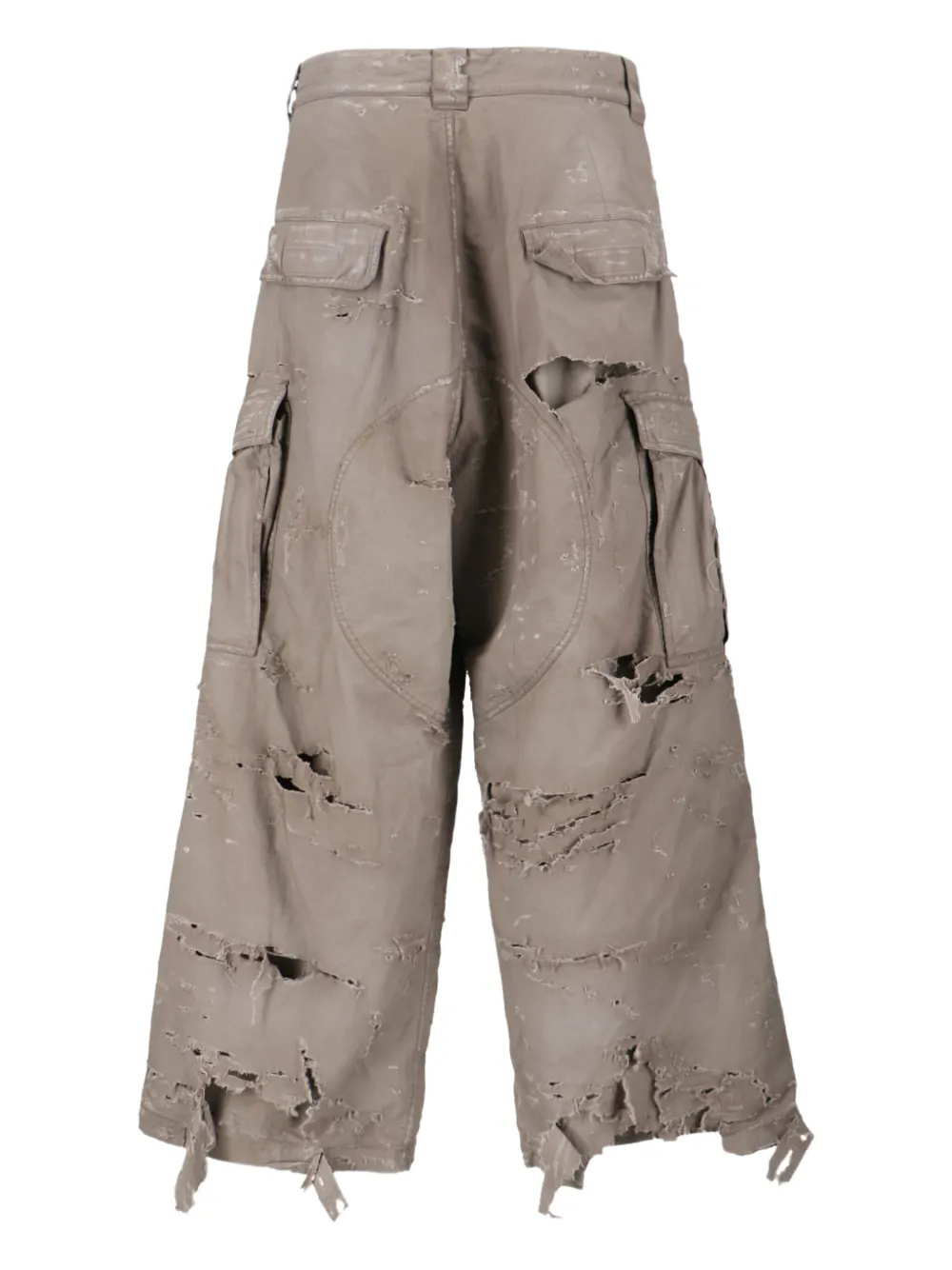 Balenciaga distressed cargo pants | Brown | Image 1