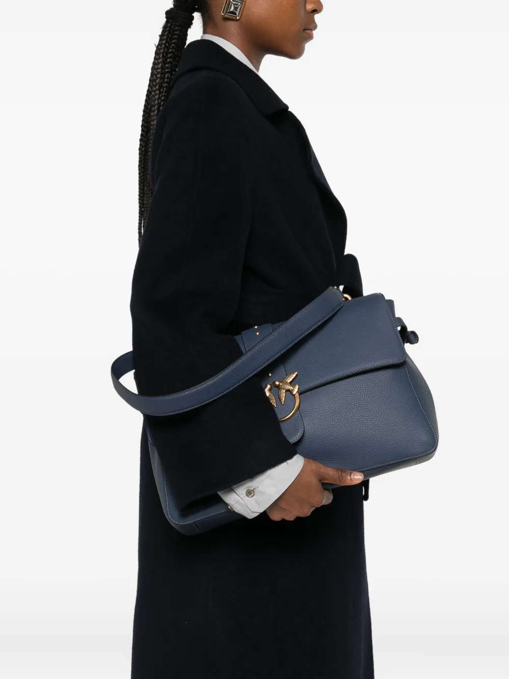 PINKO Love One Simply schoudertas - Blauw