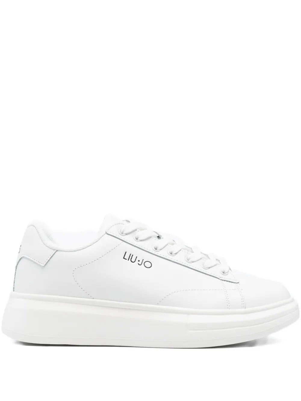 LIU JO logo-plaque platform sneakers White