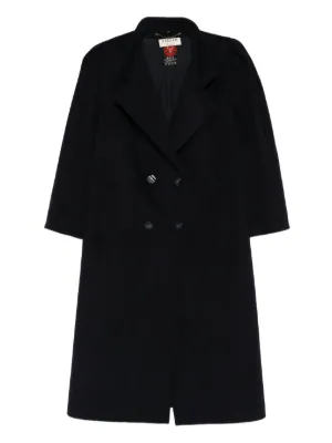 A.N.G.E.L.O. Vintage Cult 1960s Buttoned Coat | Brown | FARFETCH