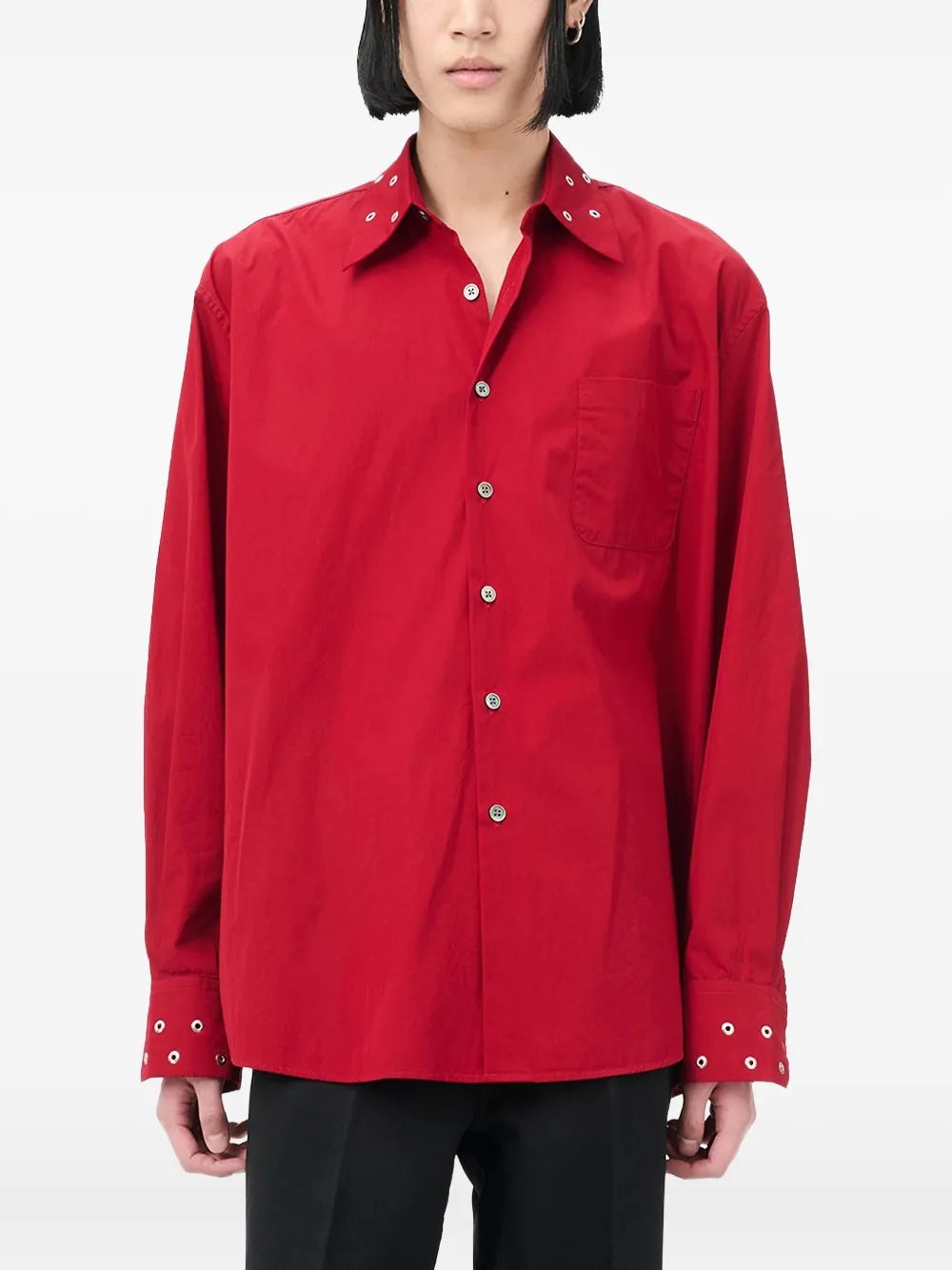 Our Legacy Long-sleeve Shirt In Red
