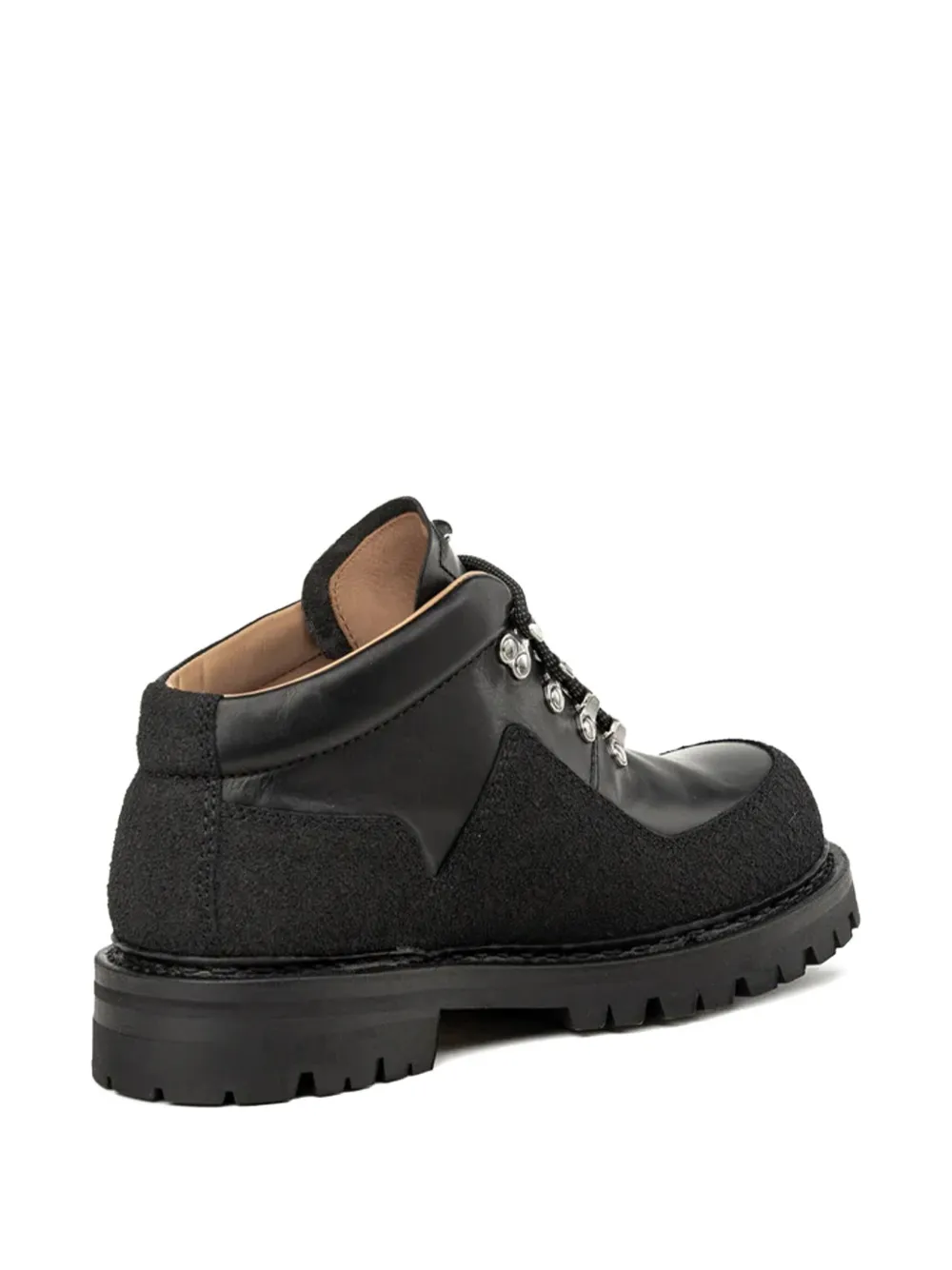 Our Legacy Leather Lace-up Boots In Black