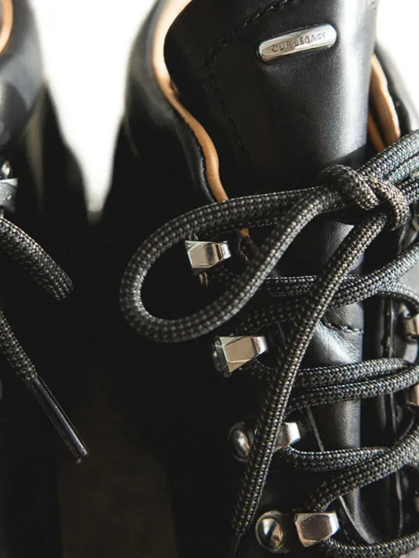 OUR LEGACY レースアップ レザーブーツ | ブラック | FARFETCH JP