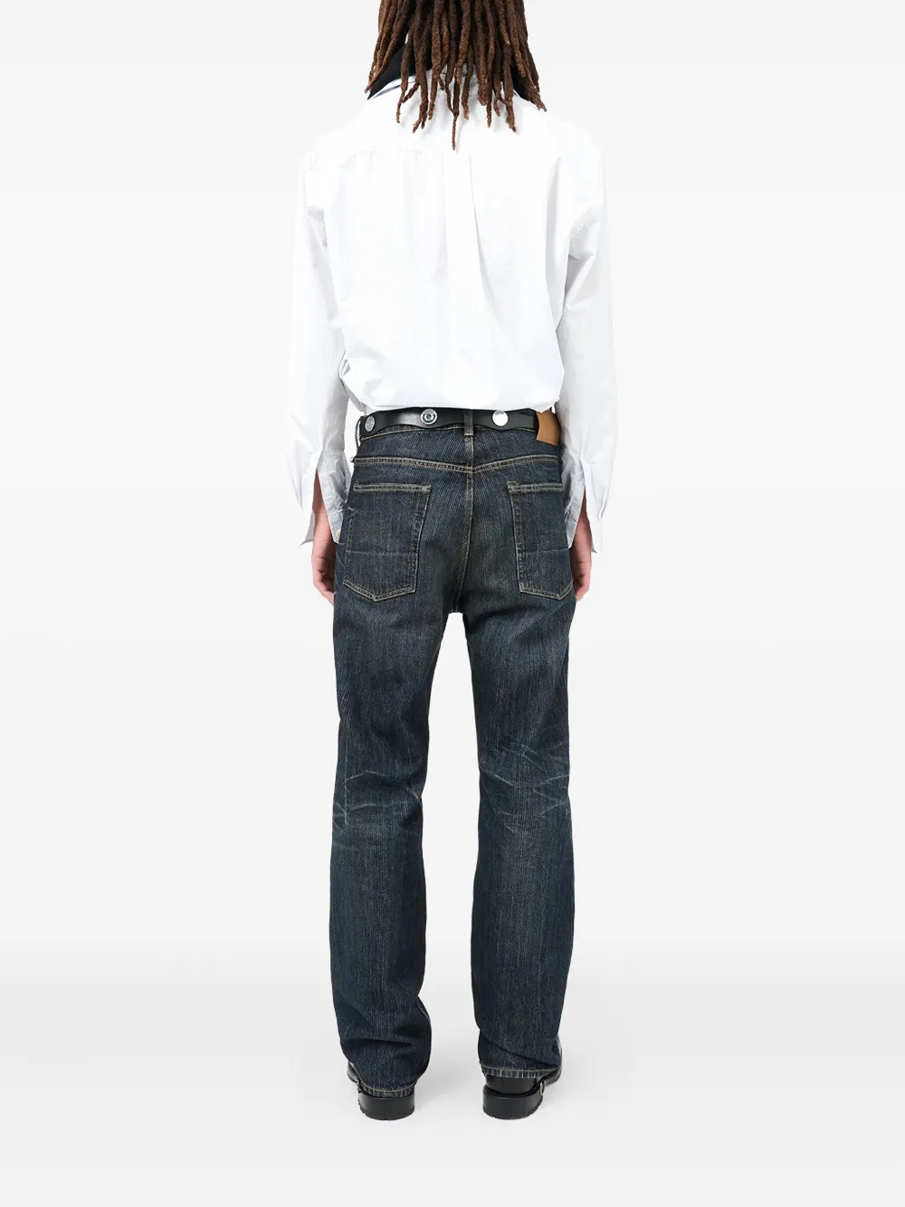 Our Legacy Chain-twill Jeans In Black