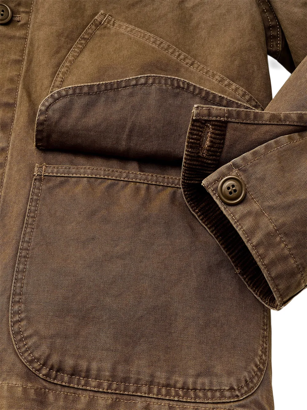 Filson Canvas Outfitter Kangaroo Jacket In Multi
