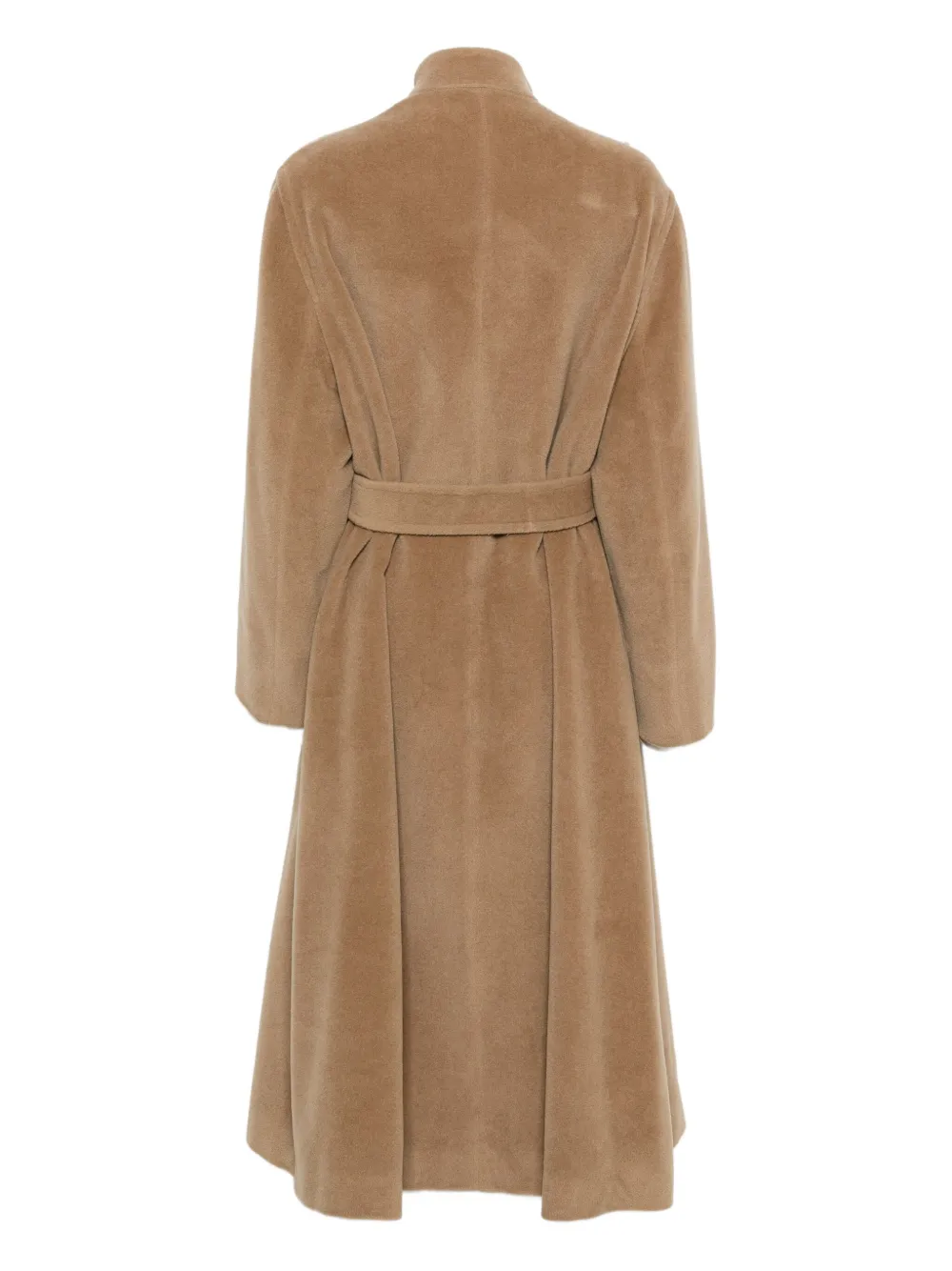 A.N.G.E.L.O. Vintage Cult 1980s jas van wolblend met ceintuur - Bruin