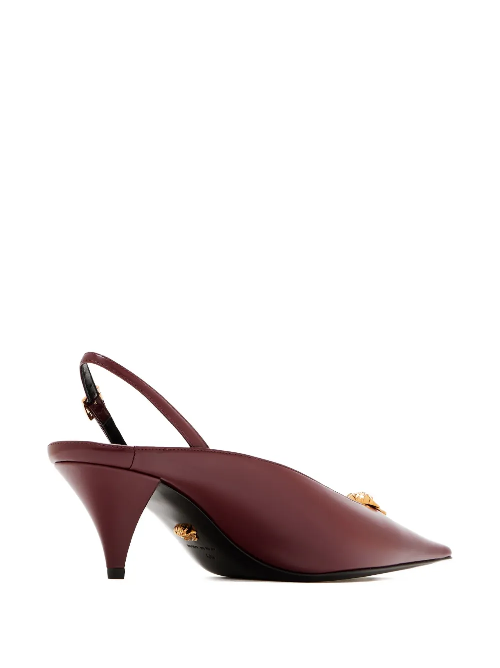 Versace 55mm La Medusa slingback pumps Red