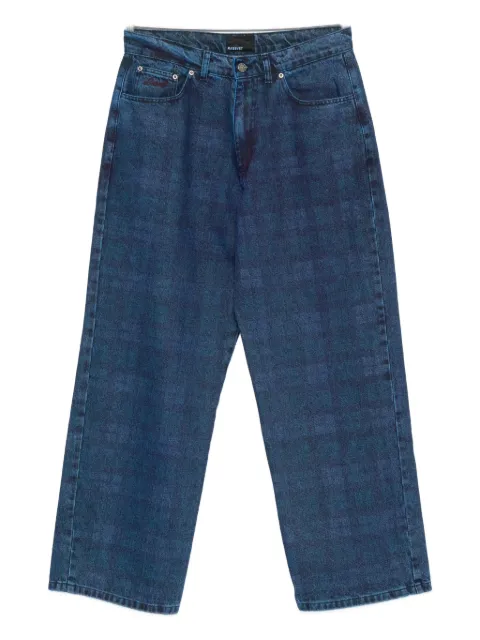  RASSVET plaid-print jeans