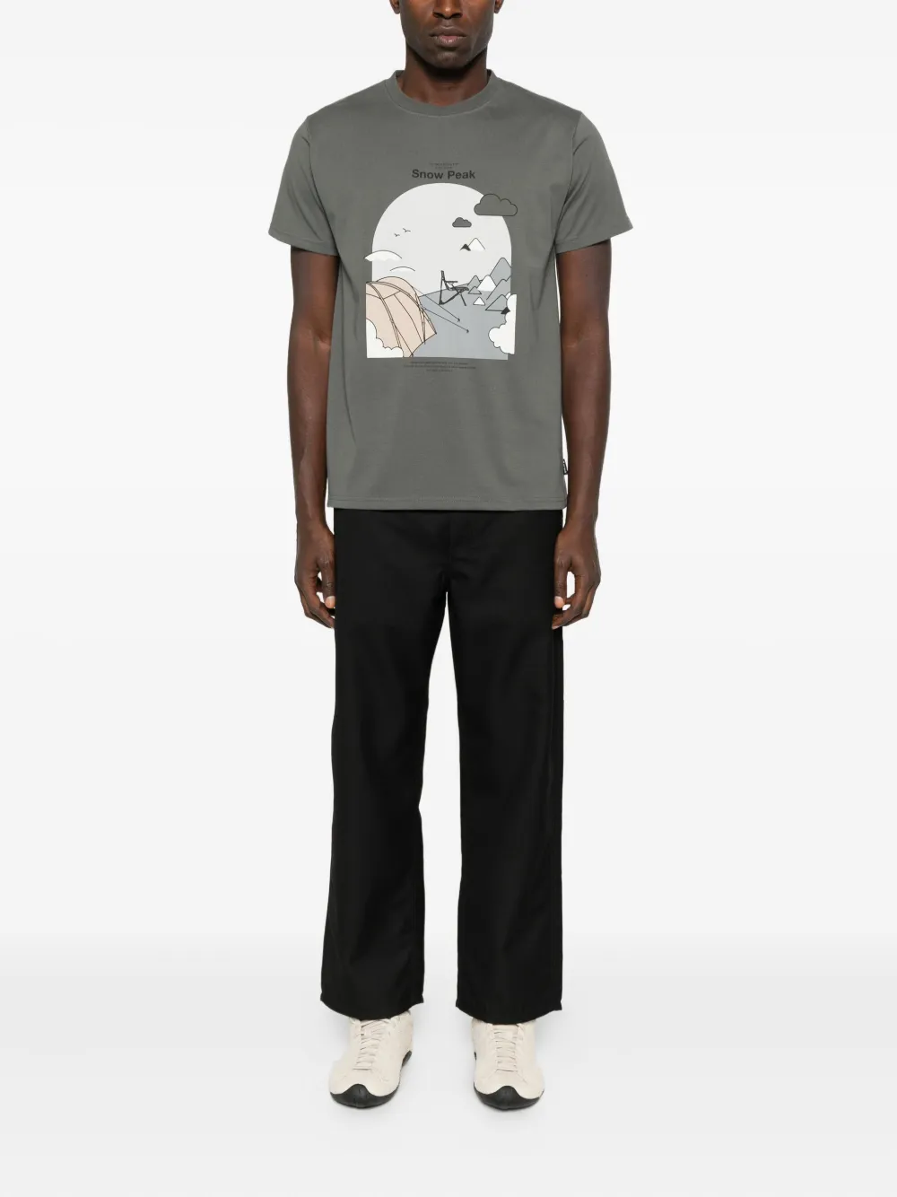 Snow Peak graphic print T-shirt | T-Shirts | Image 2