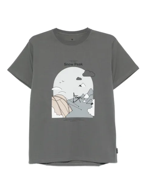 Snow Peak graphic print T-shirt